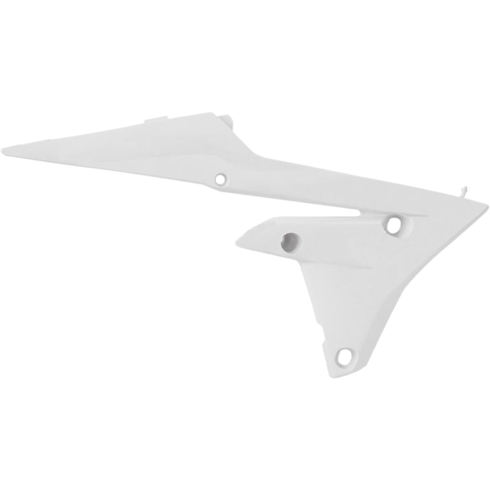 Rtech Radiator Lower Shrouds - Yamaha YZF FX WRF - White
