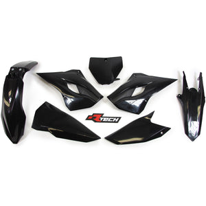 Rtech Plastic Kit - Husqvarna FC TC 125-450 - Black