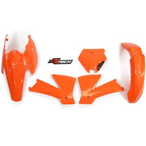 Rtech Plastic Kit - KTM 125-525 EXC SX EXCF 03-04 - Orange