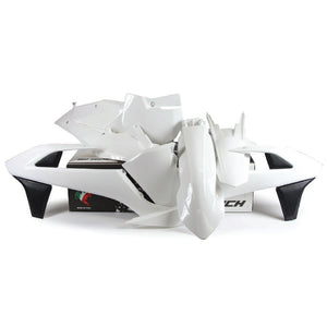 Rtech Plastic Kit - KTM 125-450 SX XC XCF SXF 16-18 - White