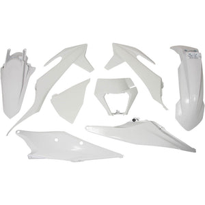 Rtech Plastic Kit - KTM 150-500 EXC EXCF 20-23- White