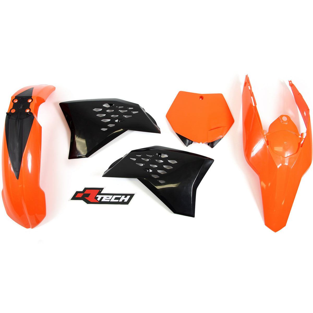 Rtech Plastic Kit - KTM 125-530 SXF EXC SX EXCF 07-11 - OEM