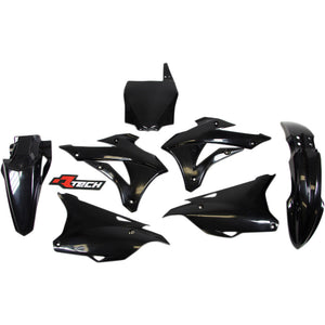 Rtech Plastic Kit - Kawasaki KX85 KX100 14-21 - Black