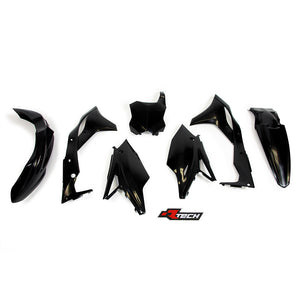 Rtech Plastic Kit - Kawasaki KX250F 17-20 - Black