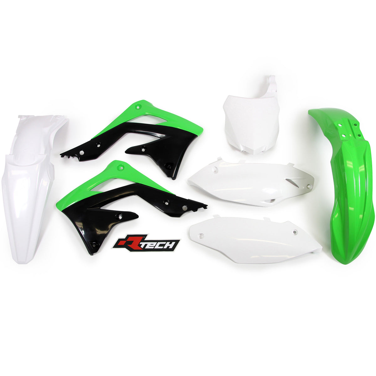Rtech Plastic Kit - Kawasaki KX450F 13-15 - OEM