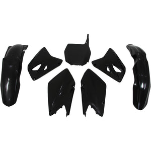 Rtech Plastic Kit - Suzuki RM125 RM250 01-08 - Black