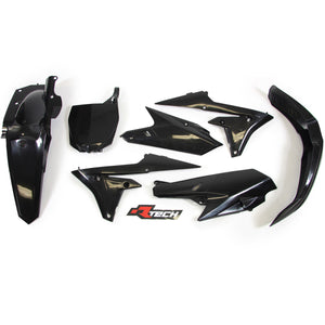 Rtech Plastic Kit - Yamaha YZ250F 14-18 YZ450F 14-17 - Black