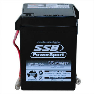 SSB R6N4-2A XR Series AGM Motorcycle Battery - Y6N4-2A