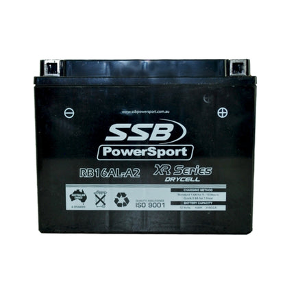 SSB AGM Motorcycle Battery - YB16AL-A2