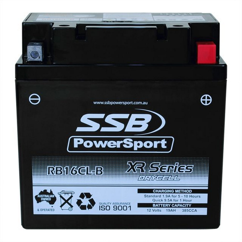 SSB AGM Motorcycle Battery - YB16CL-B