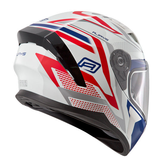 Rjays Apex III Helmet - Ignite - White Blue