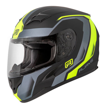 RJAYS GRID Helmet - Matt Black/Hi-Vis