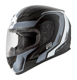 RJAYS GRID Helmet - Gloss Black/White