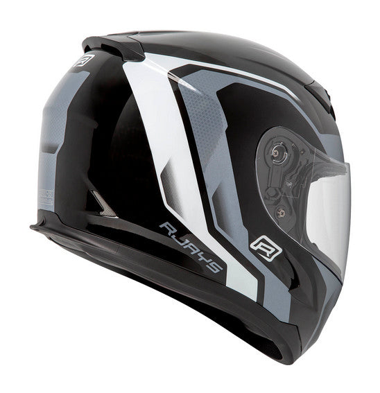 RJAYS GRID Helmet - Gloss Black/White