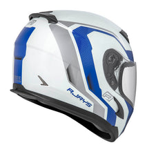 Load image into Gallery viewer, RJAYS GRID Helmet - Gloss White/Blue