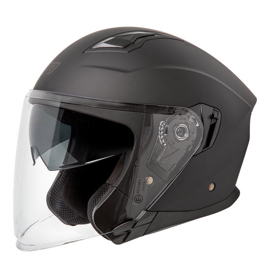 Rjays Navona III Open Face Helmet - Matt Black