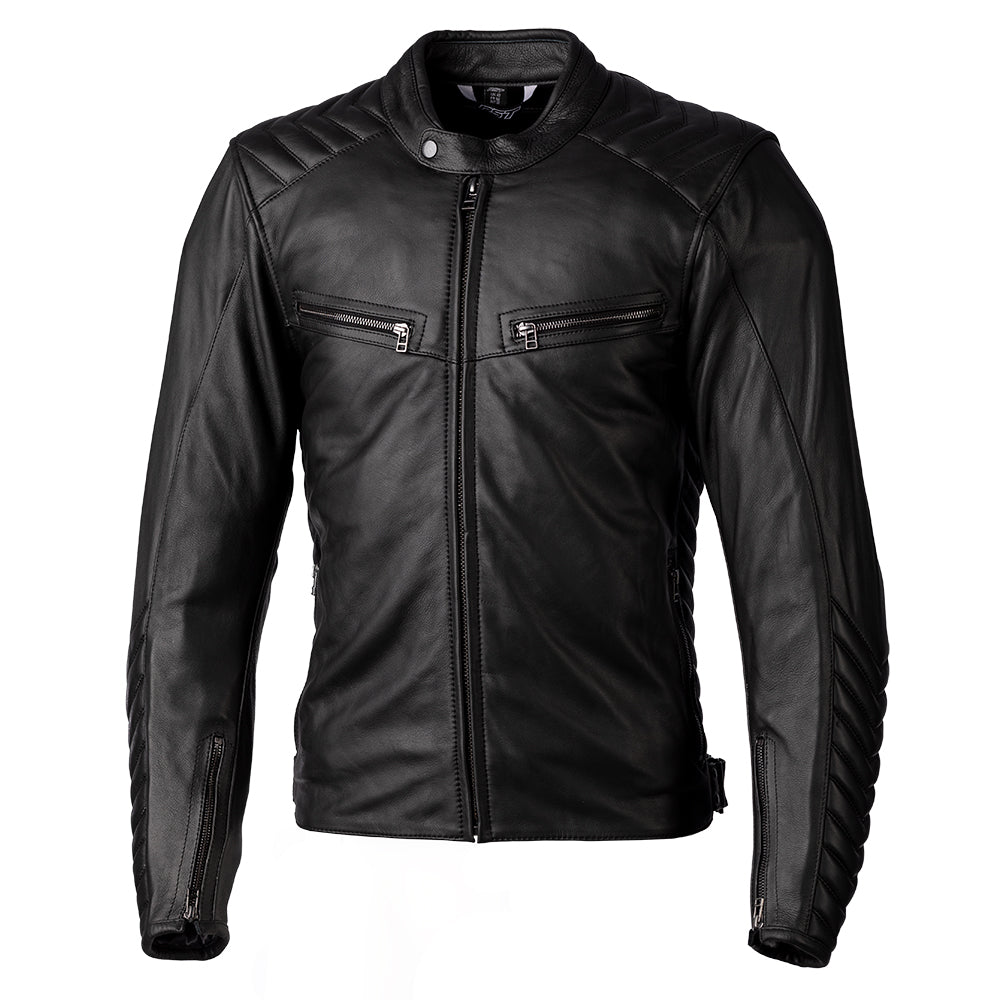 RST : X-Large (46) : Roadster 3 Leather Jacket : Black : CE Approved