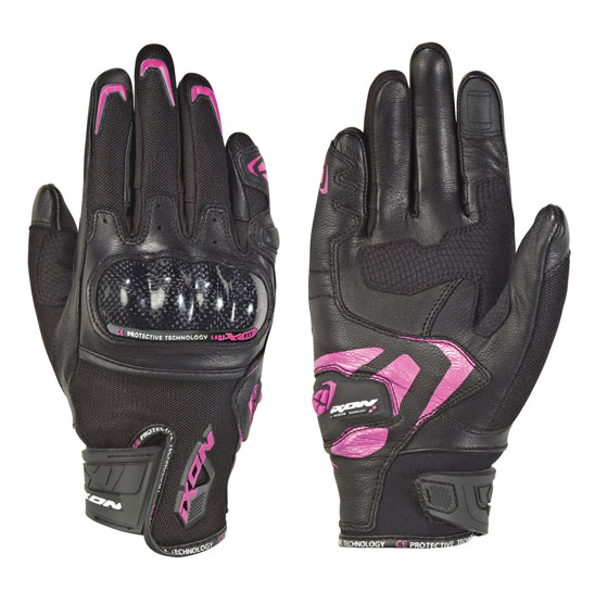 Ixon Ladies RS Rise Air Gloves - Black/Pink