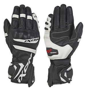 Ixon RS Tempo Leather Gloves - Black/White