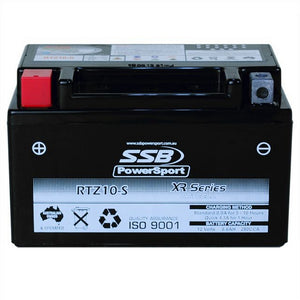 SSB RTZ10-S XR Series AGM Motorcycle Battery - YTZ10-S