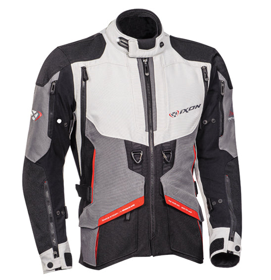Ixon Ragnar Adventure Jacket - Black/Grey/Red