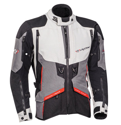 Ixon Ragnar Adventure Jacket - Black/Grey/Red