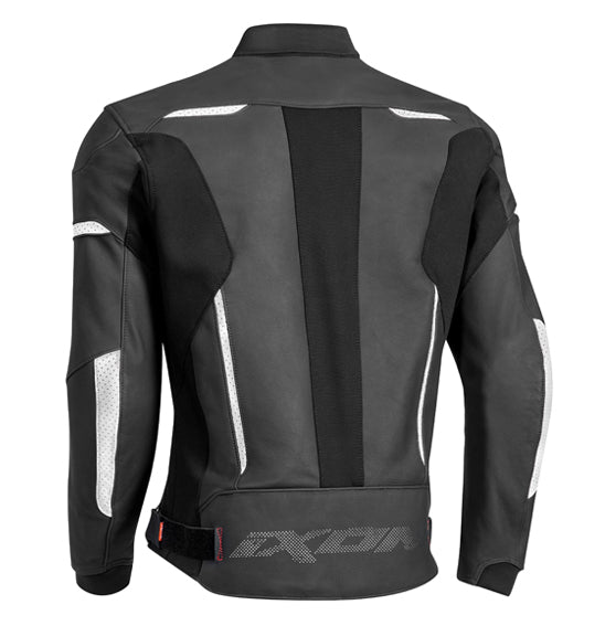 ixon rhino jacket レザージャケット Ixon Rhino Sport Leather Jacket - Black/White