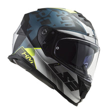 Load image into Gallery viewer, LS2 : 2X-Large : Storm Helmet : Sprinter Matt Black Silver Cobalt