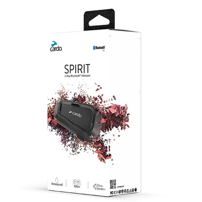 Cardo Spirit - Single Pack - Bluetooth Intercom System