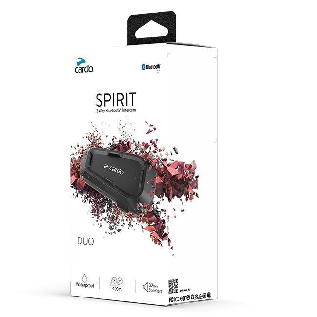 Cardo Spirit - Dual Pack - Bluetooth Intercom System