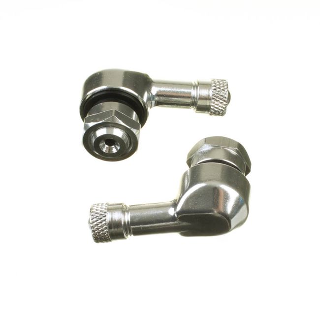 Tarmac 11.3mm Tubeless Tyre Valves - Silver - Pair