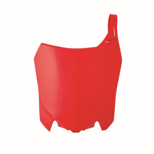 Rtech Front Number Plate - Honda CRF250R 14-17 CRF450R 13-16 - Red