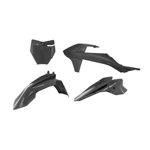 NUMBER PLATE RTECH GAS GAS MC50 21-ON KTM 50SX 16-ON SX-E 5 20-ON BLACK