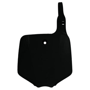 Rtech Front Number Plate - Kawasaki KX65 01-24 KLX110 02-09 - Black