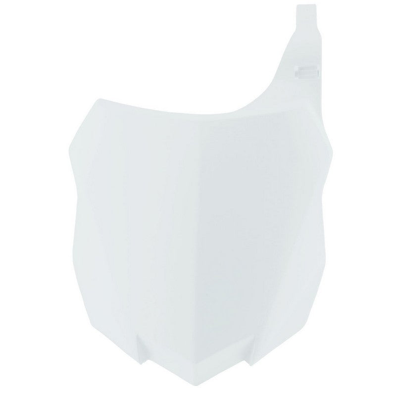 Rtech Front Number Plate - Kawasaki KX250F 13-16 KX450F 13-15 - White