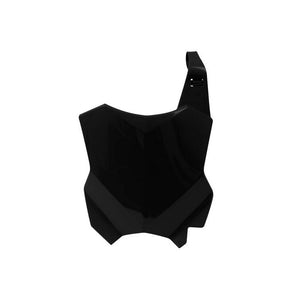Rtech Front Number Plate - Kawasaki KX250F 17-24 KX450F 16-24 KLX300R - Black