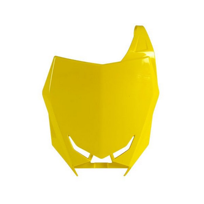 Rtech Front Number Plate - Suzuki RMZ250 19-24 RMZ450 18-24 - Yellow