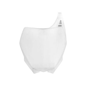 Rtech Front Number Plate - Yamaha YZ125-250 06-14 YZ2F250-450 06-09 - White