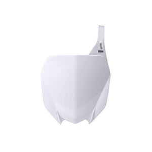 Rtech Front Number Plate - Yamaha YZ250F YZ450F FX - White