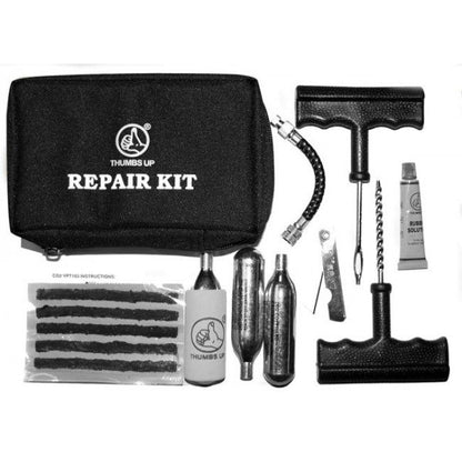 Motorcycle Tyre Puncture Repair Tool Kit In Bag