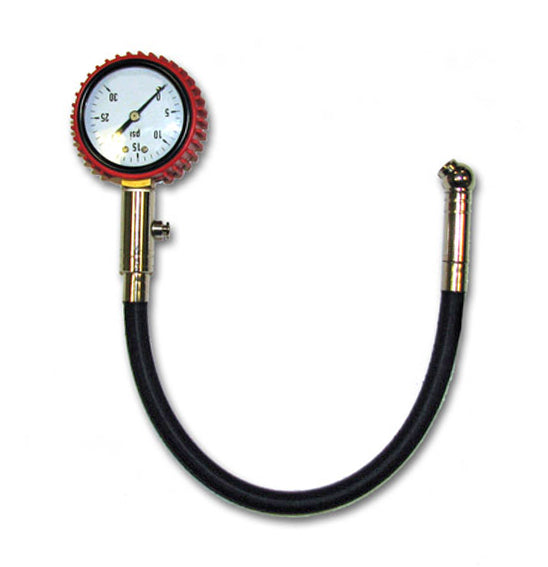 X-Tech 0-30PSI Tyre Pressure Gauge With Hose