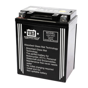 USPS : YTX14AHBS - YB14B2 - YB14A2 : AGM Motorcycle Battery