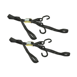 CLASSIC TIEDOWN PSYCHIC INTEGRATED SOFT HOOK 2,500LBS  RATED ASSEMBLY STRENGTH BLACK