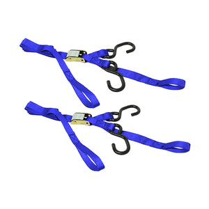 CLASSIC TIEDOWN PSYCHIC INTEGRATED SOFT HOOK 2,500LBS  RATED ASSEMBLY STRENGTH BLUE