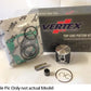 TOP END KIT VERTEX PISTON KIT, TOP GASKET SET, SMALL END BEARING KTM 85SX 03-12 46.95MM