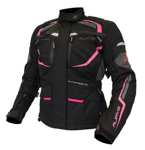 RJAYS Ladies Voyager 5 Waterproof Jacket - Black/Pink