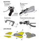 Acerbis X-Ultimate Handguards - Universal - White / Blue