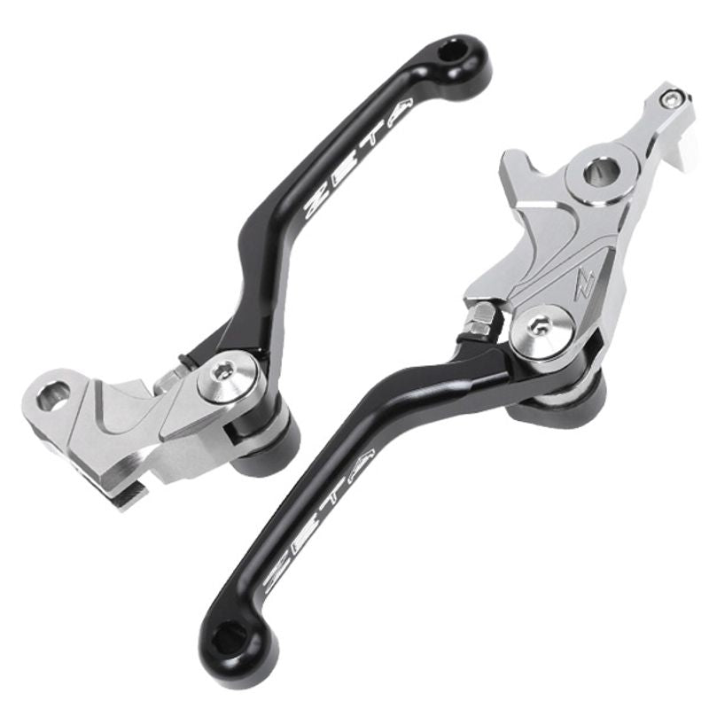 Zeta Pivot Lever Set - Honda CRF450 L RL - Black