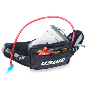USWE Zulo 2L Hydration Waist Pack - Black