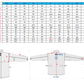 Size chart rain suits